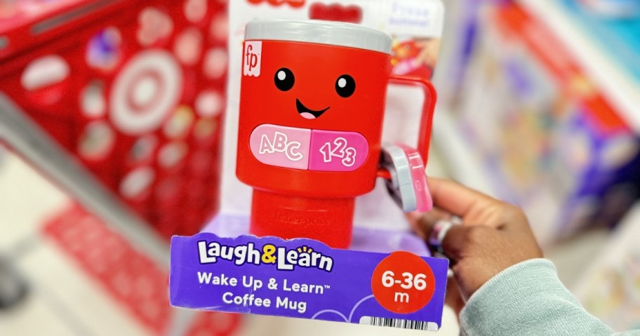 Fisher-Price Laugh & Learn Coffee Cup in red