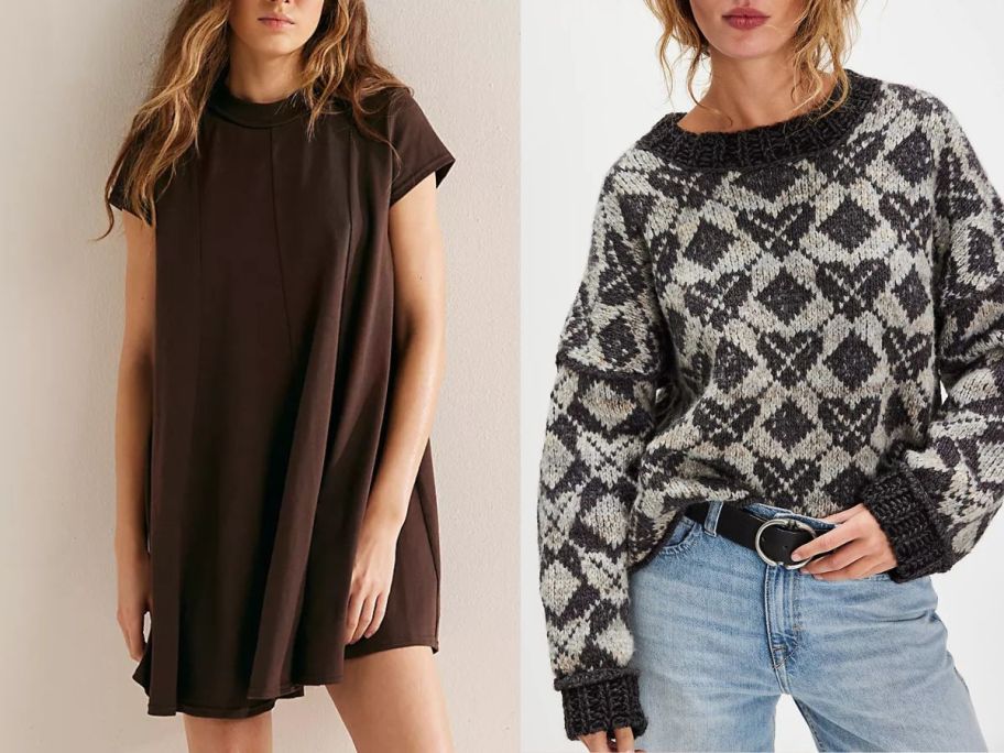 Free People Casual Dress & Sweater