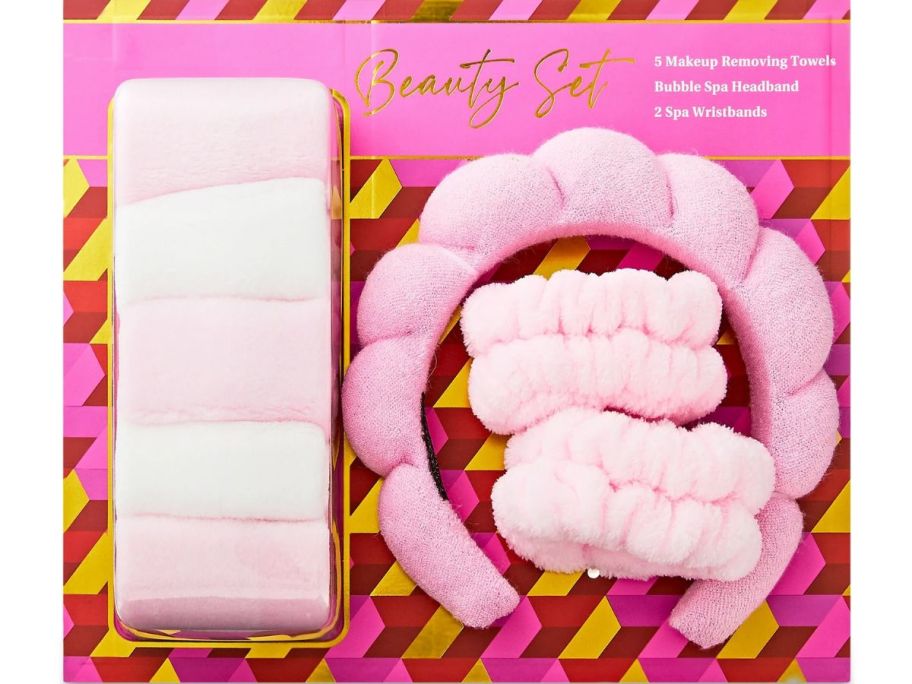 Get Ready with Me 8-Piece Beauty Set, with Spa Headband