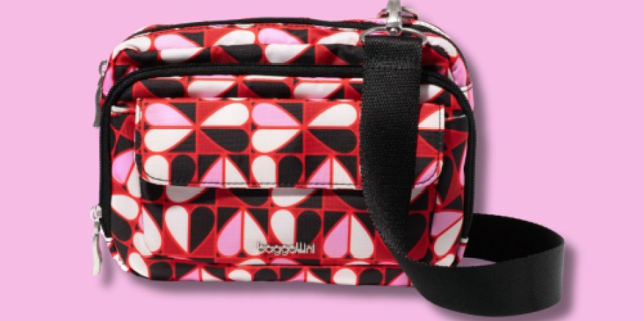 Baggallini Geo Hearts Crossbody Bag Just $34 (Reg. $65) + More!