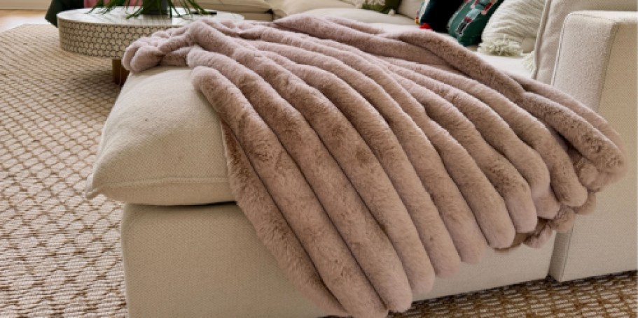 Anthropologie Cyber Sale – 50% Off Team-Fave Faux Fur Throw Blankets