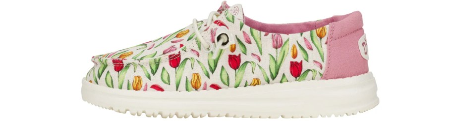 tulip print heydude sneaker