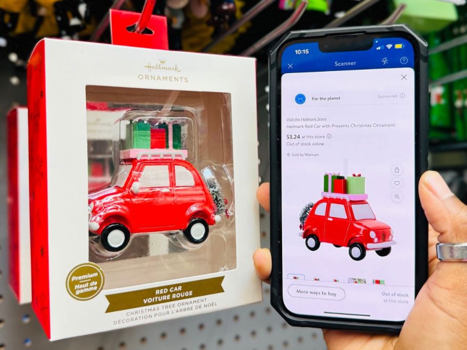 A Hallmark Christmas Car Ornament