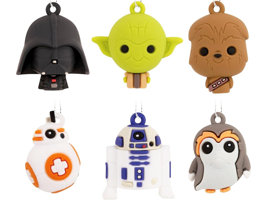 Hallmark Star Wars Characters Miniature Christmas Ornaments