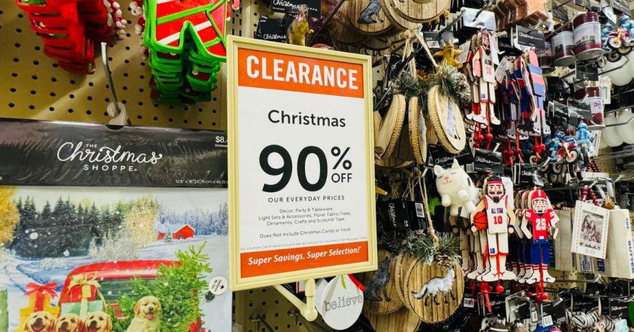 *HOT!* 90% Off Hobby Lobby Christmas Clearance | Ornaments, Decor, & More from UNDER $1