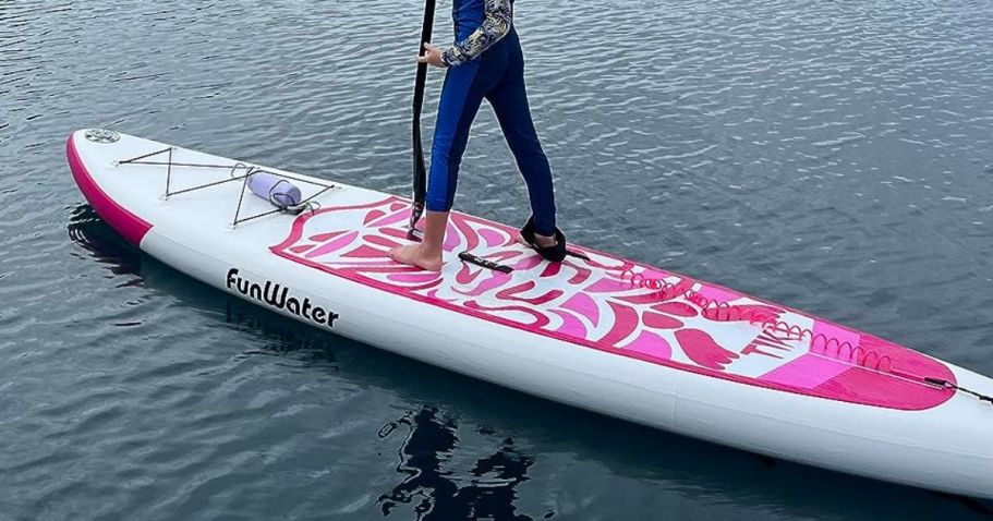 Inflatable Paddle Board & Accessories ONLY $69.67 Shipped on Amazon (Reg. $230)