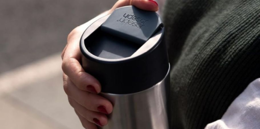 Joseph Joseph 16oz Stainless Steel Travel Mug ONLY $10 on Amazon (Reg. $25)