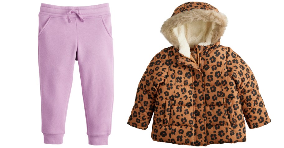 Jumping Beans girls jogger and jacket