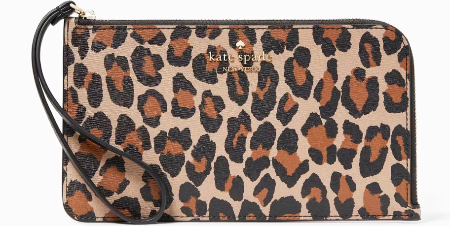 leopard print wristlet