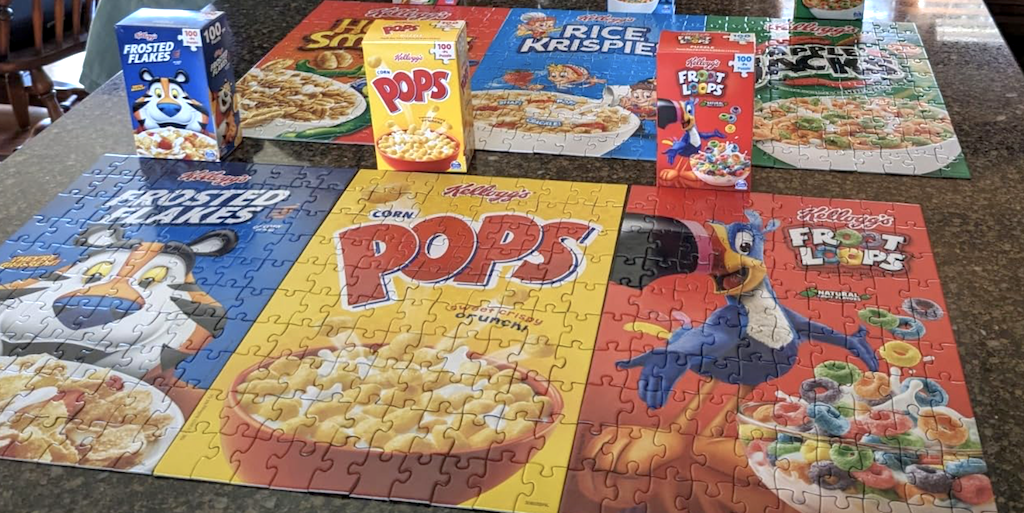 Kellogg's cereal puzzles 