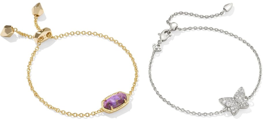 Kendra scott bracelets in gold and silver