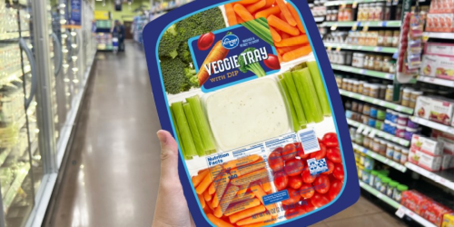 Kroger’s 12 Merry Days of Deals = Vegetable Tray Only $6.99