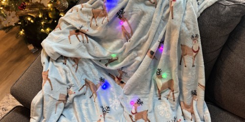 LED Christmas Blankets Just Dropped in Price – ONLY $6.71 (And Yep, They Really Light Up!)