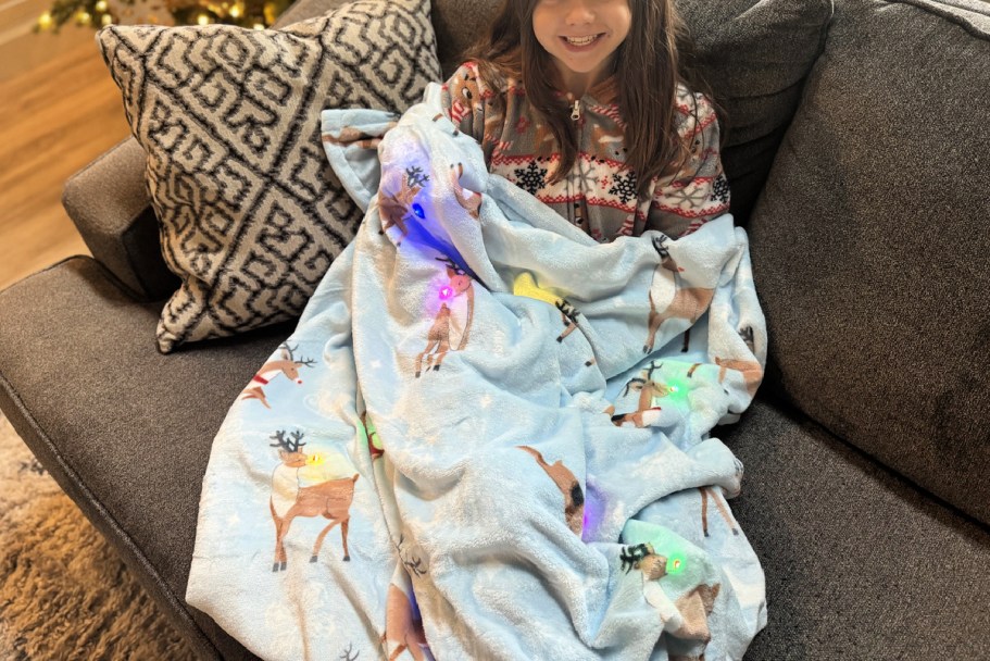 LED Christmas Blankets Just Dropped in Price – ONLY $6.71 (And Yep, They Really Light Up!)