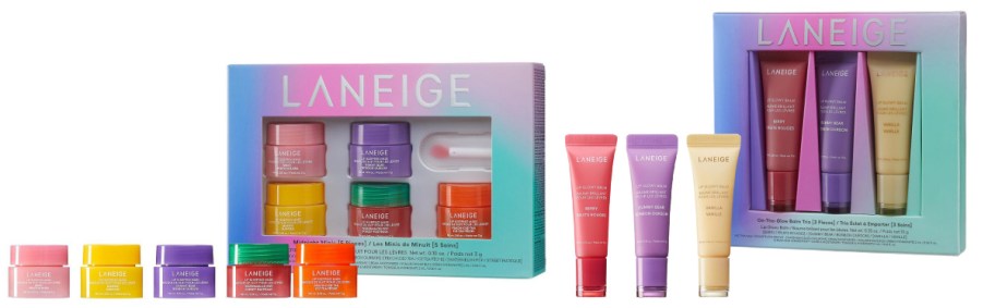 Laneige lip mask and lip balm kits