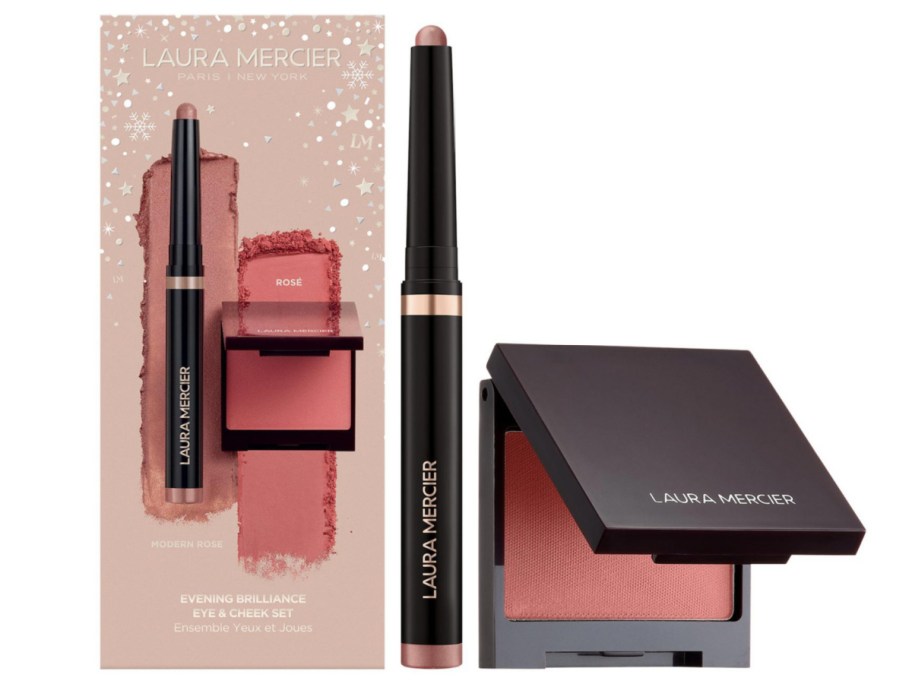 Laura Mercier Evening Brilliance Caviar Eyeshadow and Blush Set