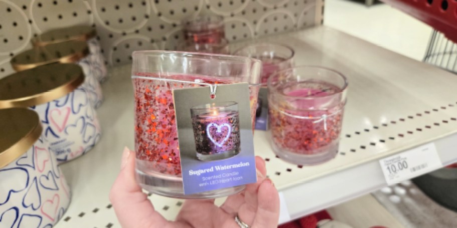 Target’s Viral LED Gel Candles Now Available in Valentine’s Day Styles!