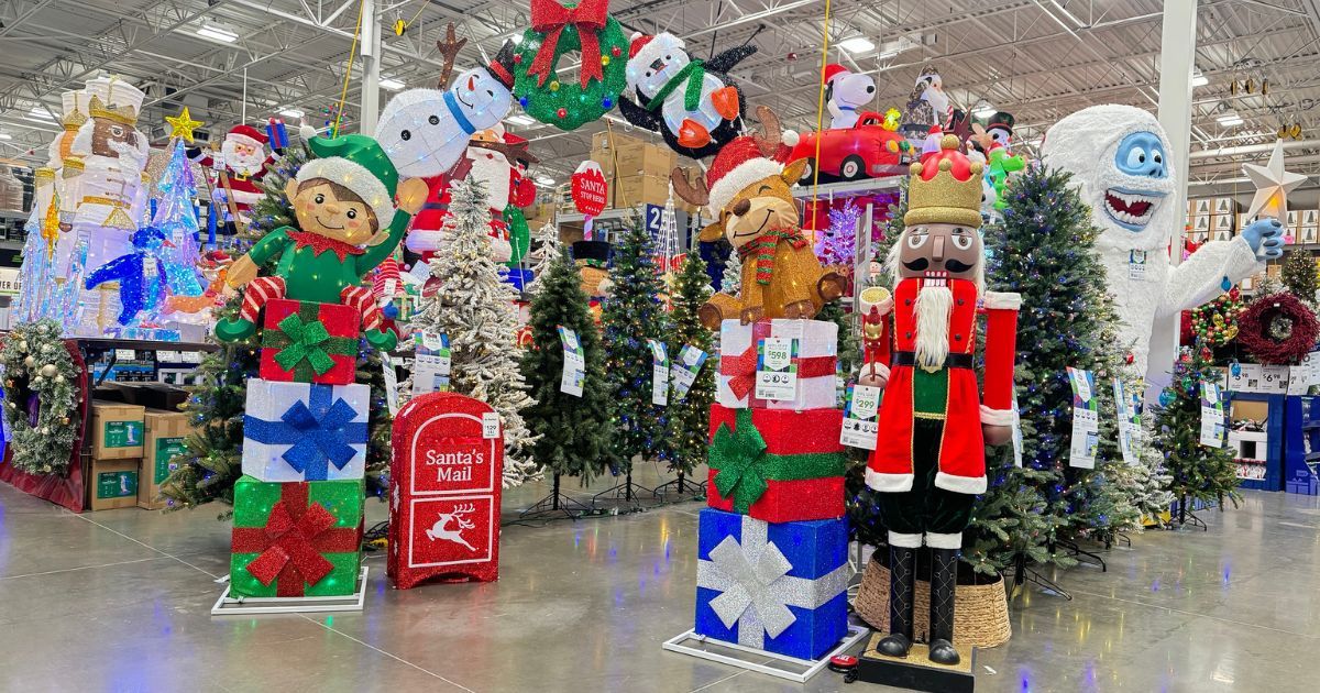 New Lowe's Christmas Decor | Disney, The Grinch, Bluey &amp; More | Hip2Save