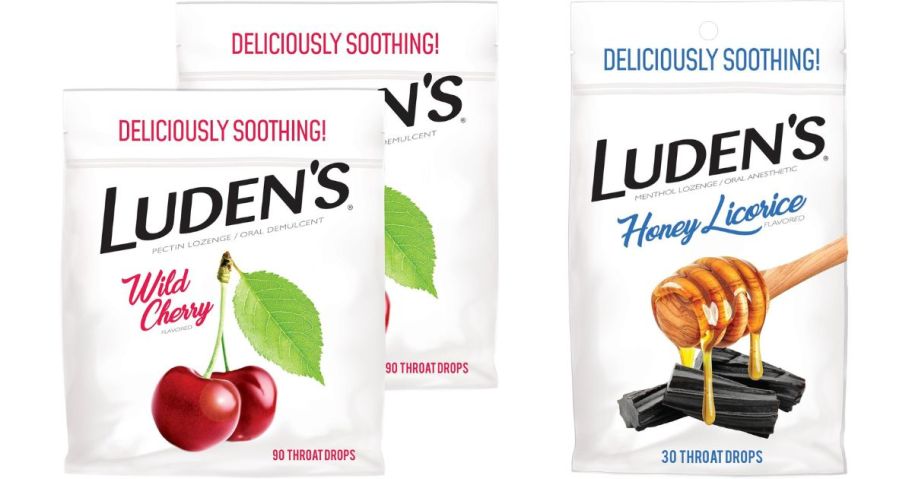 luden's cough drop stock images