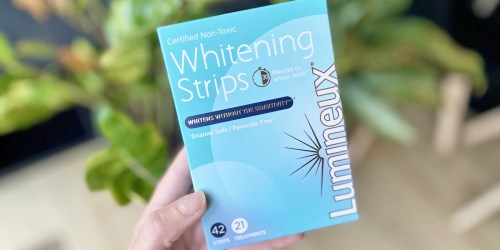 Lumineux Whitening Strips 21-Pack Only $31.49 Shipped on Amazon | Gentle, Peroxide-Free Formula