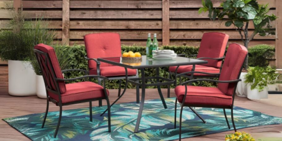 Walmart Patio Furniture Sale | 5-Piece Dining Set Only $197 Shipped (Regularly $493)