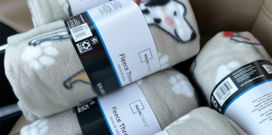 Mainstays Fleece Throw Blankets Only $2.50 on Walmart.com (Great Donation Item!)