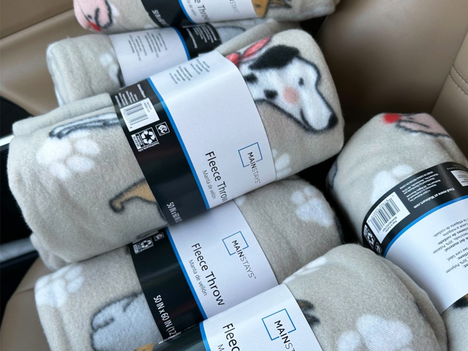 Mainstays Fleece Throw Blankets Only $2.50 on Walmart.com (Great Donation Item!)