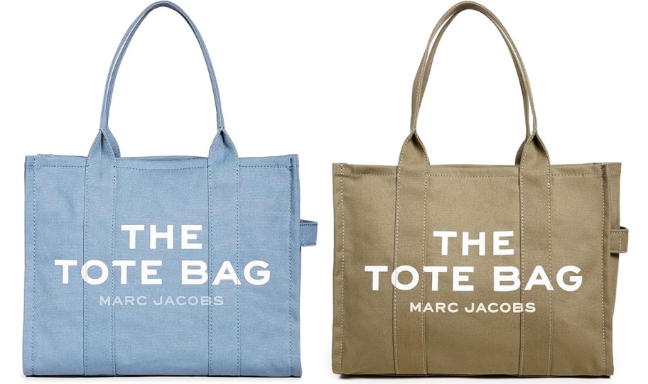 blue and green Marc Jacobs Tote Bags