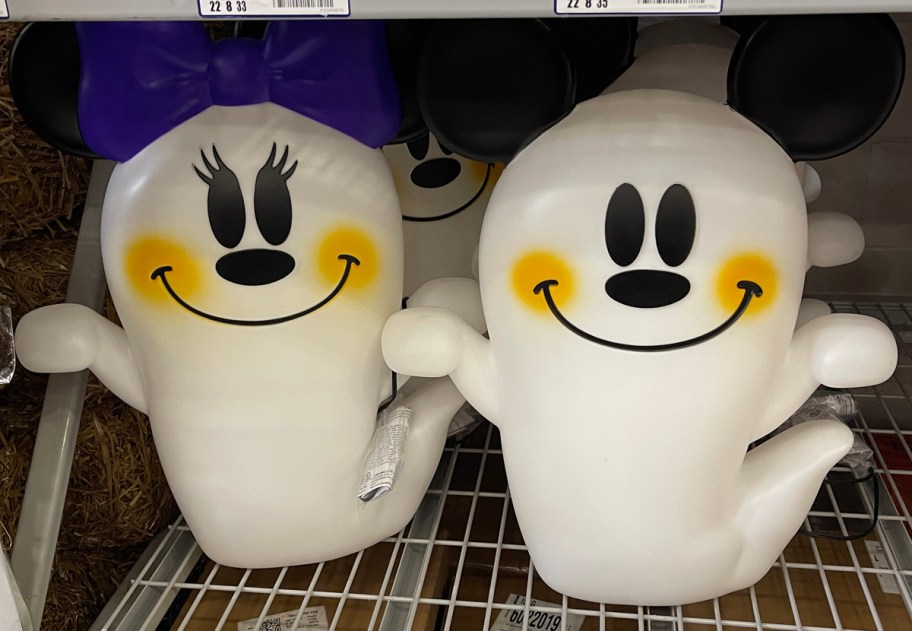 Mickey and Minnie Mouse Ghost Blow Molds