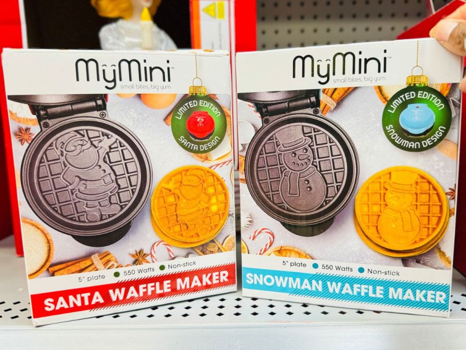 MyMini Christmas Waffle Makers