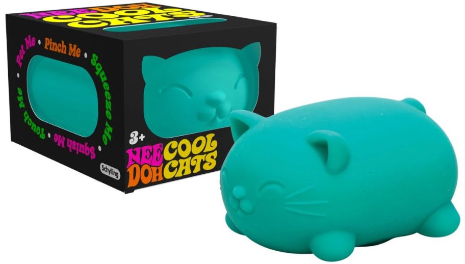 needoh cool cat squishy fidget toy stock image