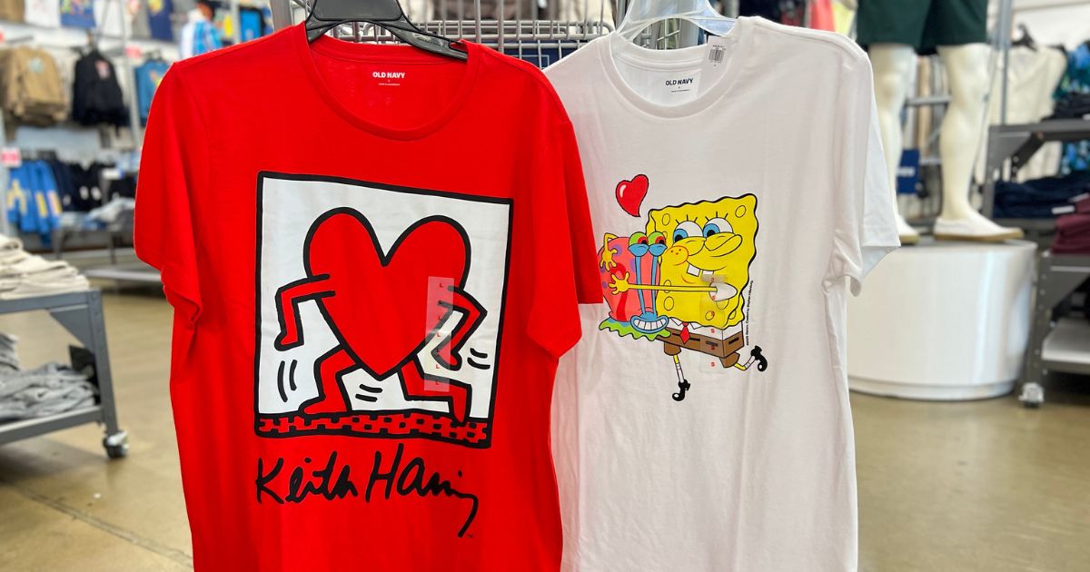 50% Off Old Navy Valentine’s Day Graphic Tees, Pajamas & More | Styles from $4.99!