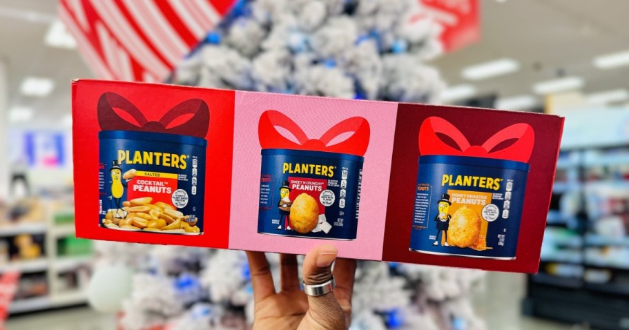 Planters Peanuts Holiday 3-Pack Just $6.49 Shipped on Amazon – Great for Christmas Parties!