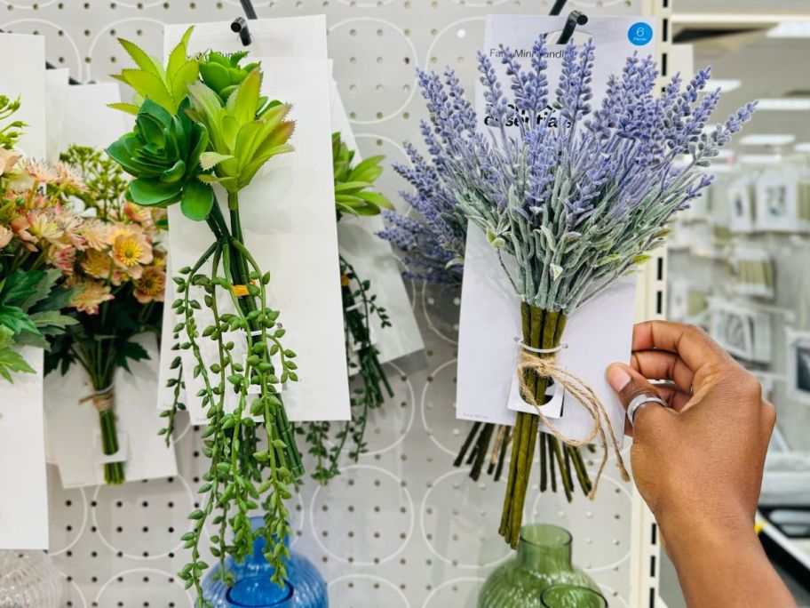 Room Essentials Artificial Arrangements Succulents and Lavender