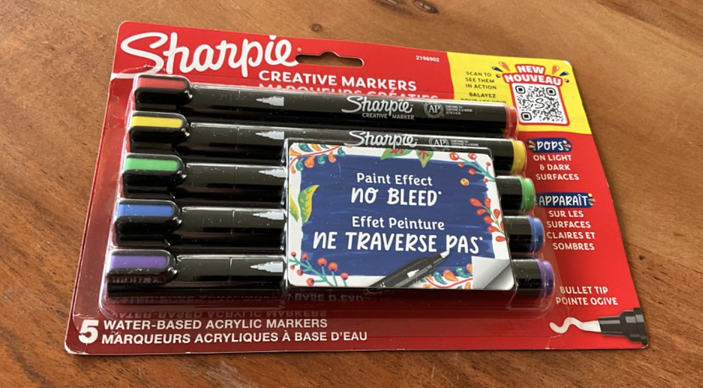 Water-Based Sharpie Markers 5-Pack Only $5.70 Shipped on Amazon (Won’t Bleed Through Paper)