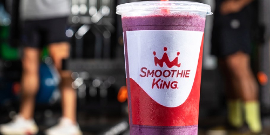 FREE Smoothie King Almond Berry Smoothie – No Purchase Needed!