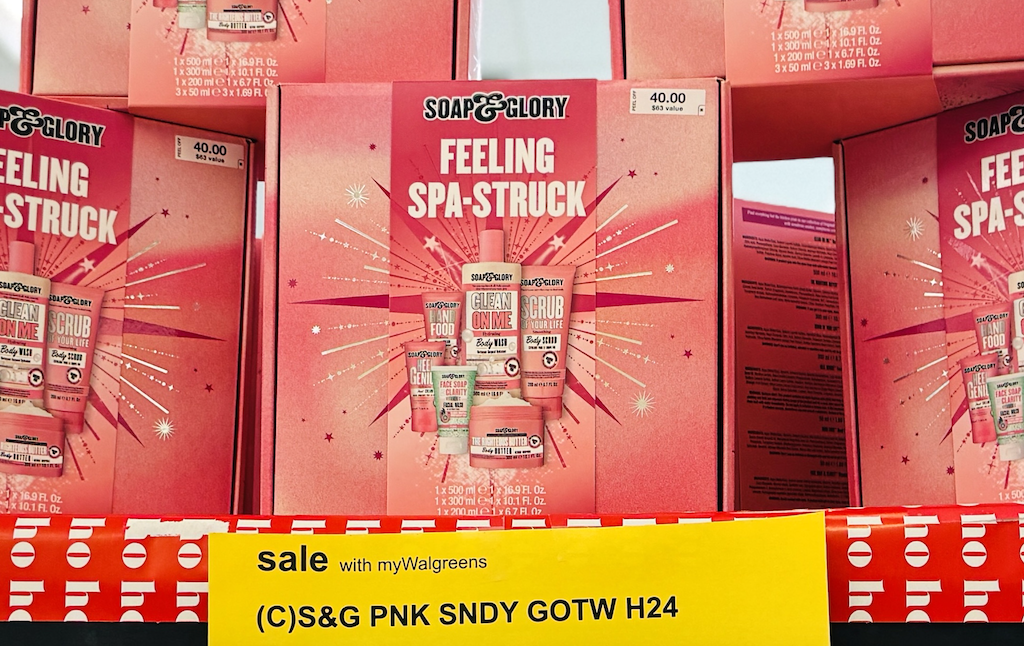 Over 50% Off Soap & Glory Gift Set on Walgreens.com