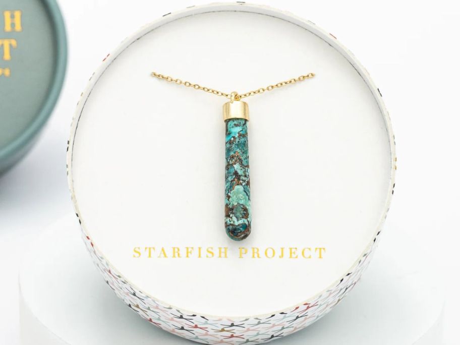 Starfish Resilience Necklace in Turquoise