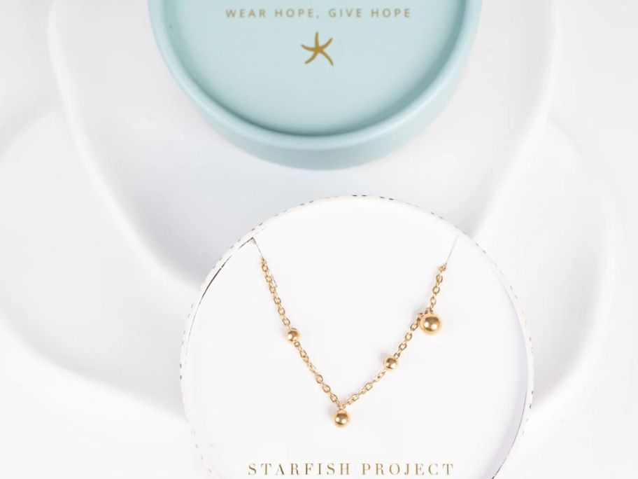 Starfish Project Luminous Drop Necklace