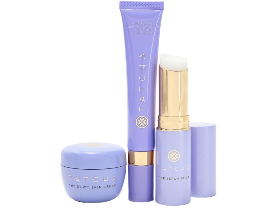 TATCHA Luminous Eye Serum, Serum Stick & Mini Dewy Cream