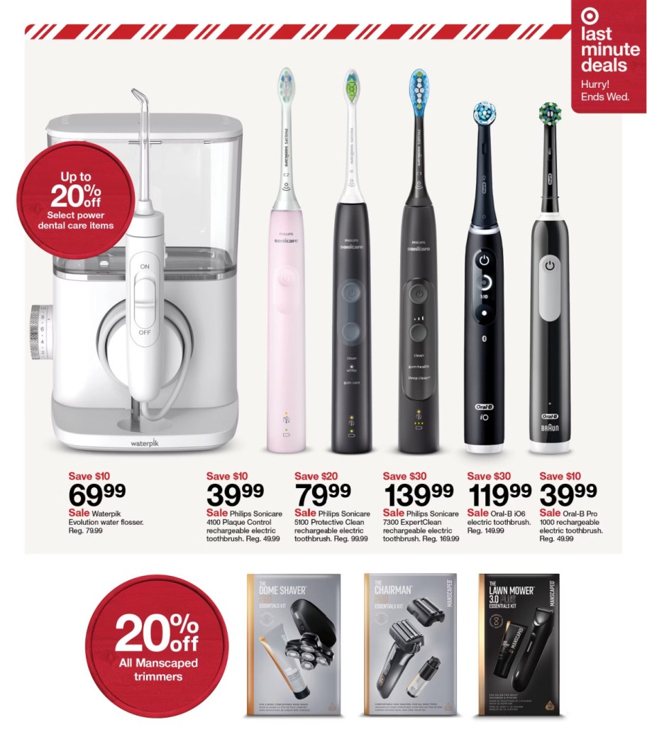 page from Target ad