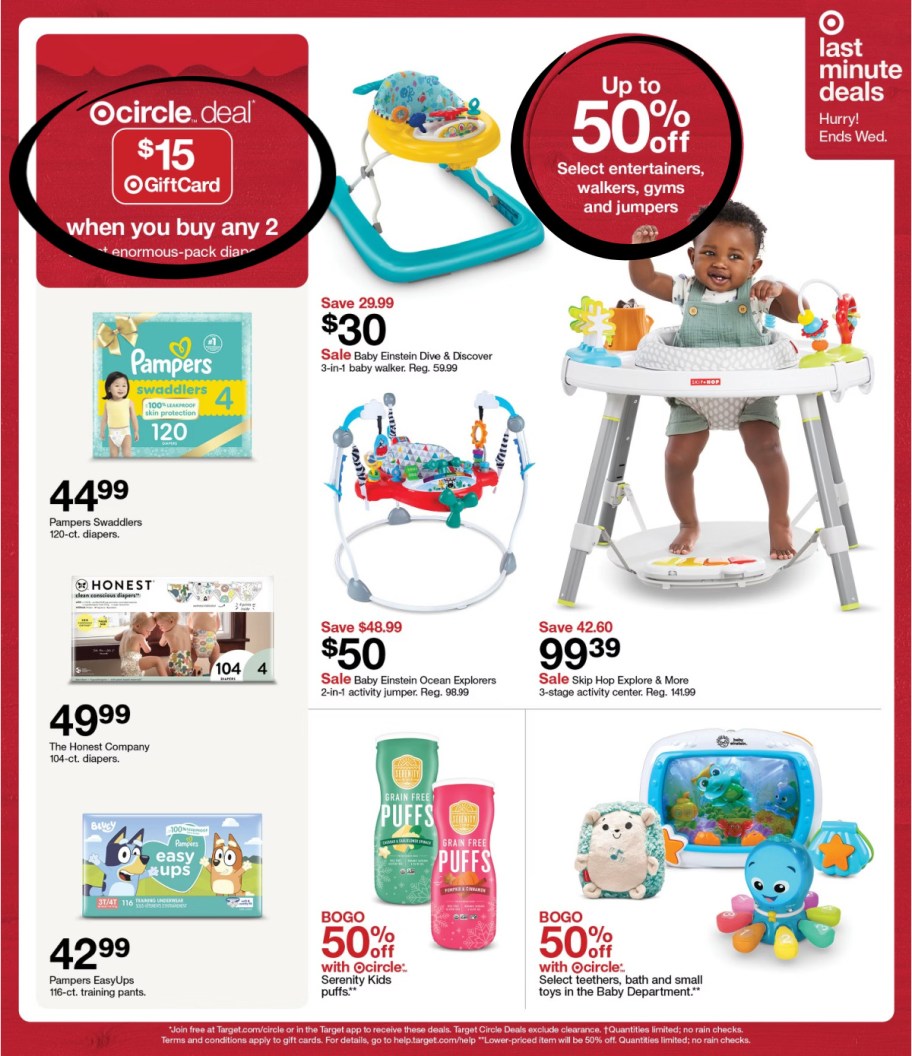 page from Target ad