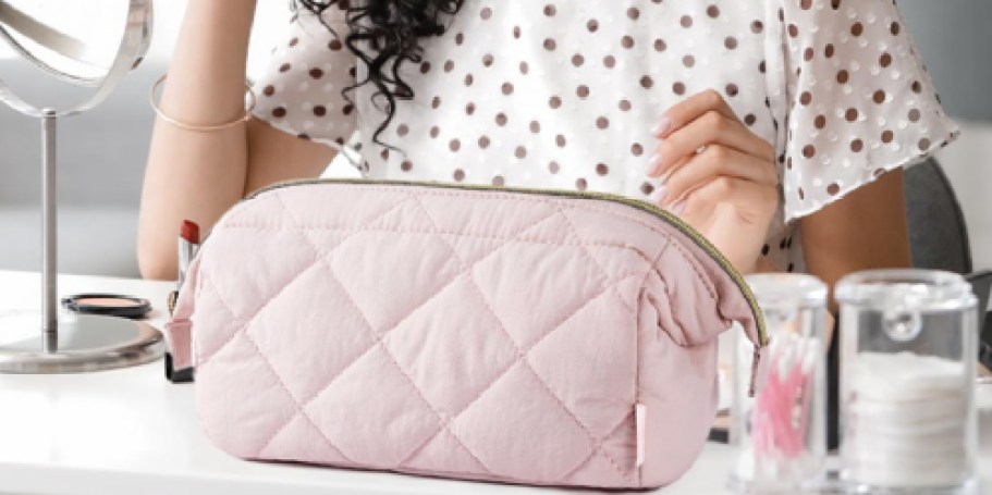 Travel Makeup Bags from $4 on Amazon (Regularly $13)