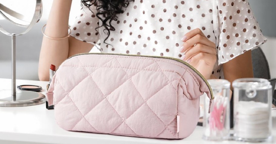 Travel Makeup Bags from $4 on Amazon (Regularly $13)