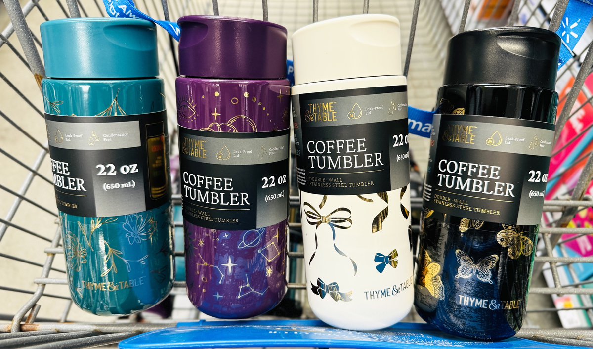 New Holiday Thyme & Table Tumblers Just $19.97 at Walmart | Hip2Save
