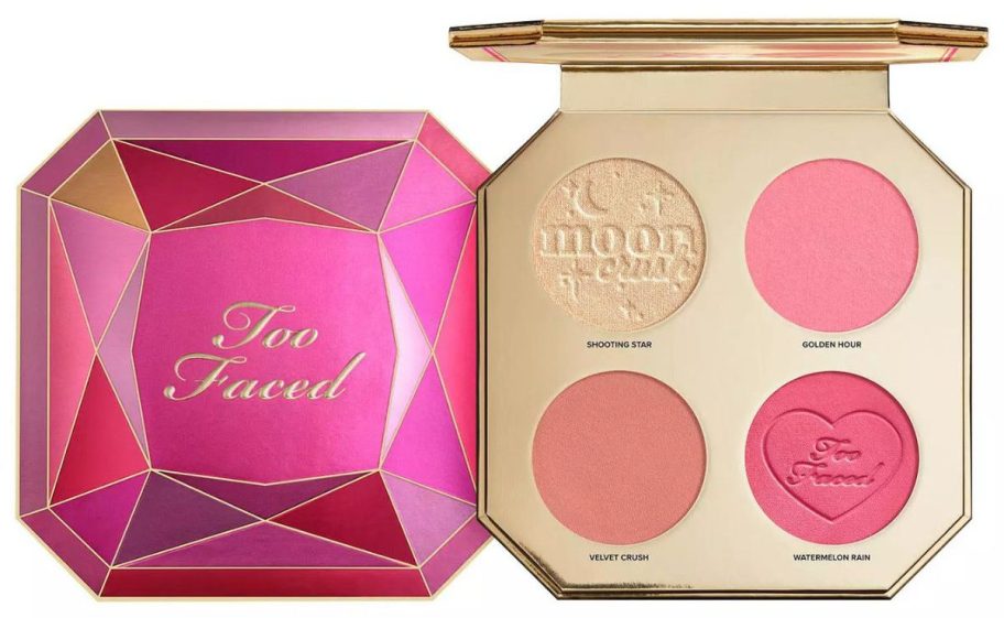 Too Faced Jewel Crush Blush & Highlighter Face Palette stock image