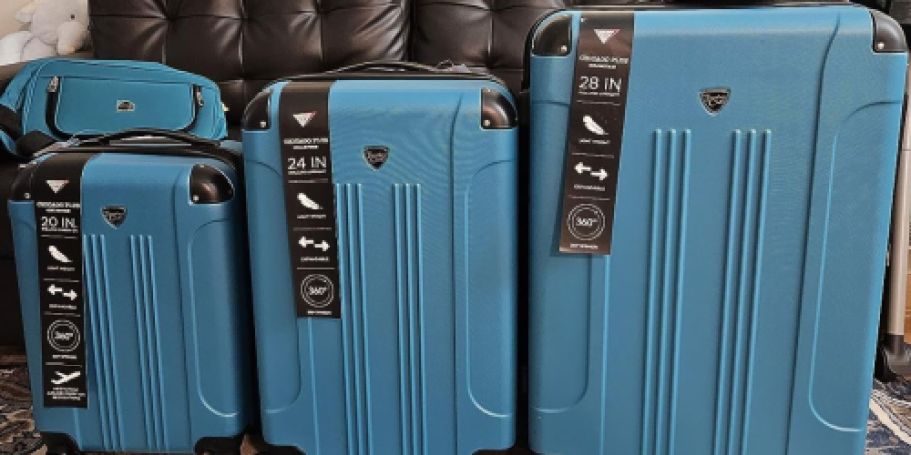 Hardside 5-Piece Luggage Set Just $79.99 Shipped + More