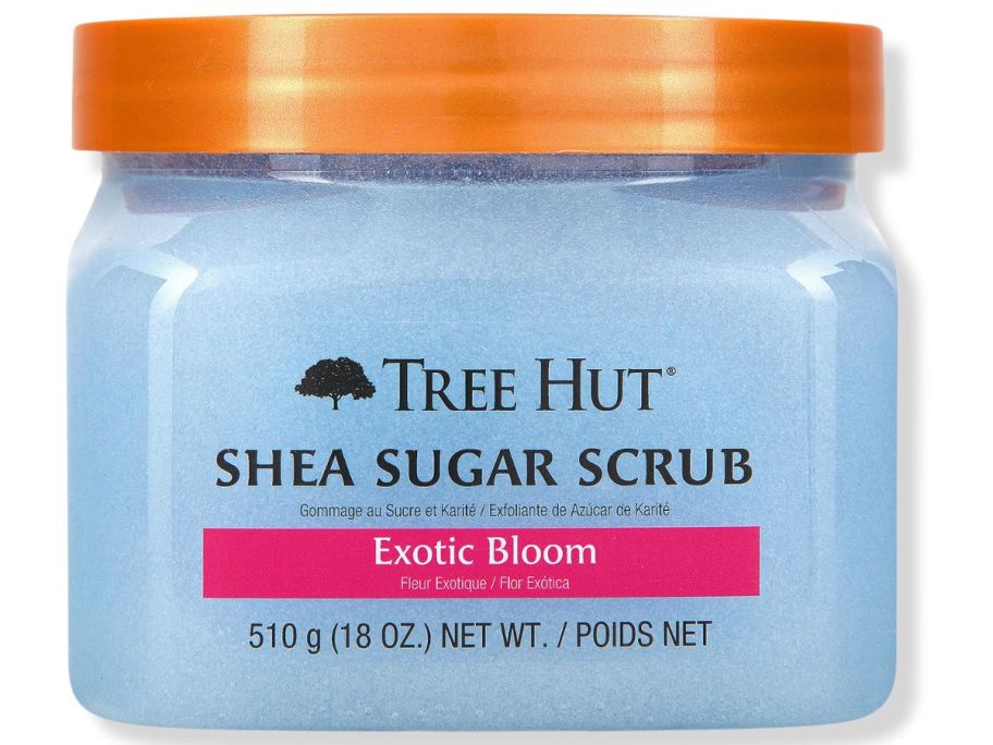 Tree Hut Exotic Bloom Shea Sugar Scrub stock image