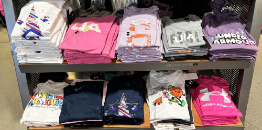 *HOT* Under Armour Kids Clothing from $5 Shipped (Regularly $20)