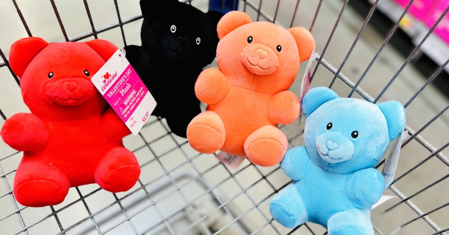 Gummy Bear Plush from $2.97 on Walmart.com (Valentine’s Day Gift Idea!)